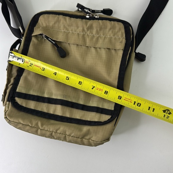 Derek Alexander Unisex Travel Tan Crossbody Bag - Picture 10 of 14